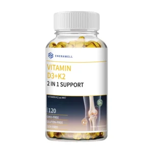 Vitamin D3 K2 MK‑7 Supplement - 120 Capsules